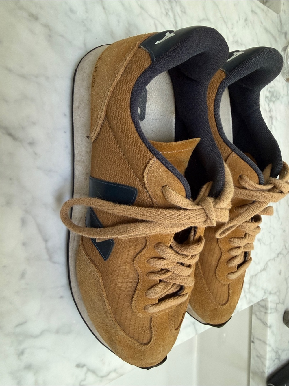 Veja Runner Suede Sneakers - Tan - Picture 4 of 6